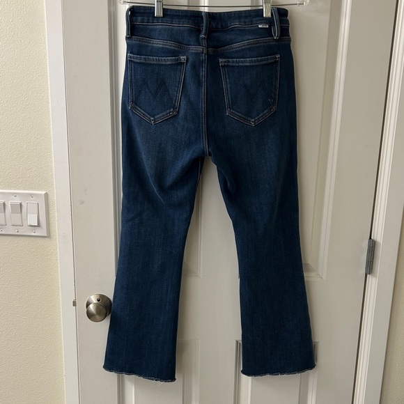 MOTHER Dark Blue Flare Jeans - Picture 5 of 9